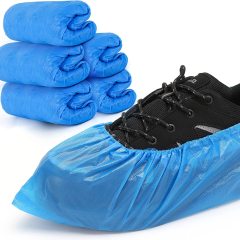 Máquina disponible para fabricar cubiertas de zapatos impermeables para hospitales con cubierta de pie de plástico PE CPE