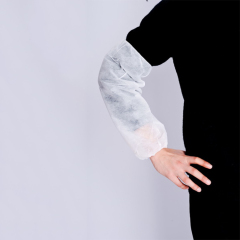 200*400mm Protective Arm sleeve Waterproof Dust proof Oversleeve Hospital Non Woven Sleeve Cover Making Machine