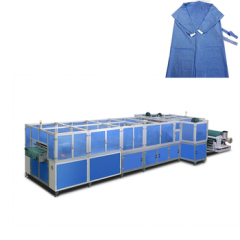 Hot Selling Isolation Hotel Manufacturing Surgical Disposable Gown Making Machine