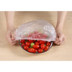 High speed Disposable Food Protective Cover PE Cling Film Cover Making Machine