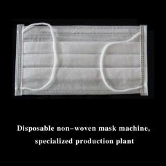 Supplier wholesale Automatic Disposabnle ultrasonic 3ply inner ear loop mask making machine