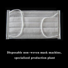 Máquina para fabricar mascarillas desechables de soldadura interna de 3 capas