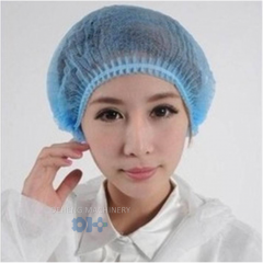 Hair Net Mop Cap Hospital Nurse Head Cover Bouffant Cap Automatic Hospital Non woven Cap Making Machine