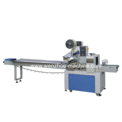 Automatic horizontal face mask flow wrapper packing bed sheet packaging machine