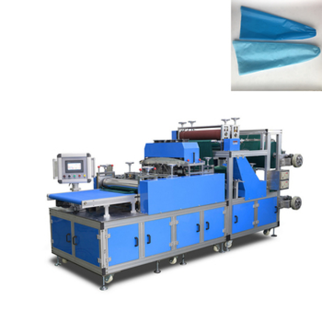 Fully Automatic Baking Workshop Disposable Plastic Sleeve Cover Making Machine