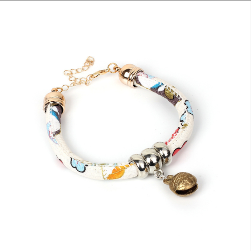 Cat Forest Collar Japanese Style Collar Cat with Bell Necklace Neck Puff Cat Clothes