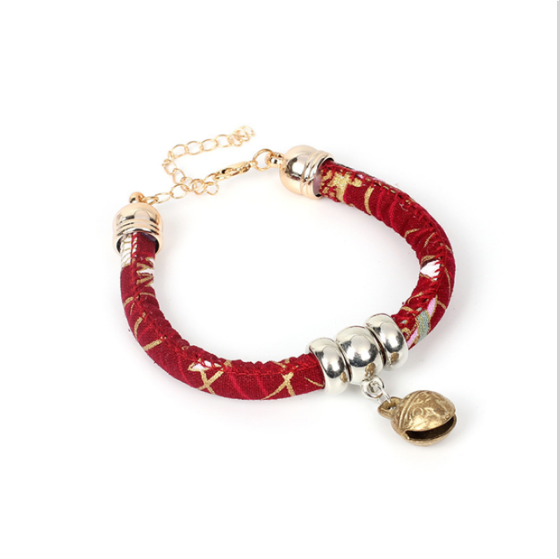 Cat Forest Collar Japanese Style Collar Cat with Bell Necklace Neck Puff Cat Clothes