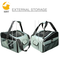 Wholesale Premium Pet Carrier Airline Approved Soft Sided For Cats And Dogs Portable Cozy Travel Pet Bag