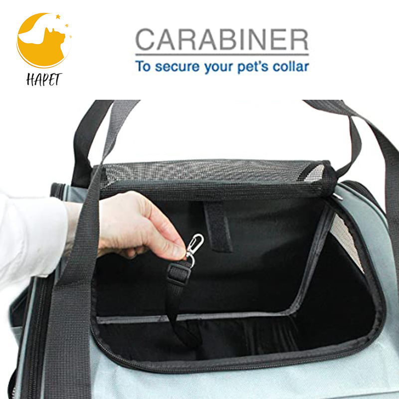 Wholesale Premium Pet Carrier Airline Approved Soft Sided For Cats And Dogs Portable Cozy Travel Pet Bag