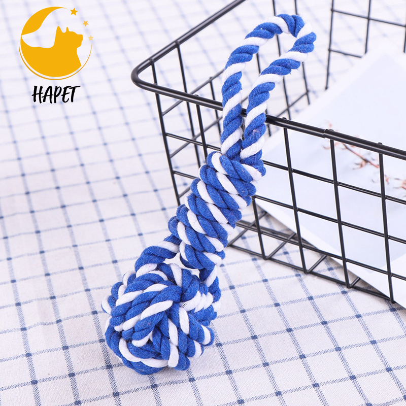 Pets Dog Toys for Medium Breed Dogs Rope Dog Ball Aggressive Chewers Cotton Rope