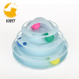Cat Toy Roller 3-Level Turntable Cat Toys Balls Mental Physical Exercise Puzzle Kitten Toys