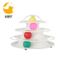 Cat Toy Roller 3-Level Turntable Cat Toys Balls Mental Physical Exercise Puzzle Kitten Toys
