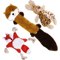 3 Pack Dog Squeaky Toys Cute No Stuffing chew Plush Dog Toys with Rope Knots and Crinkle Paper 3 Pack Dog Squeaky Toys Cute No Stuffing chew Plush Dog Toys with Rope Knots and Crinkle Paper