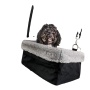 Devoted Doggy Deluxe Dog Car Seat Fits Pets up to 15lbs Booster, Padded Cushioning, Adjustable Straps, Metal Frame Enc