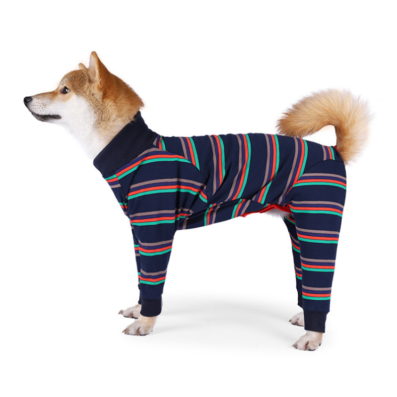 Dog High Elastic Recovery Suit Abdominal Wound Surgery Wear Pet Pajamas Prevent Licking Wounds Postoperative Shirt