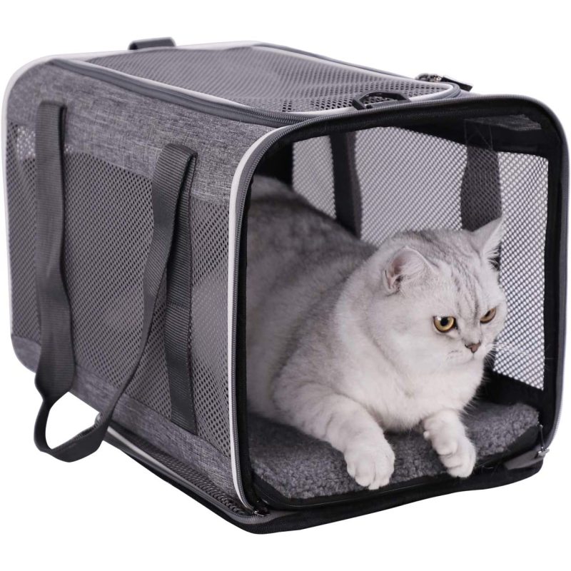 Soft Pet Travel Carrier Bag or Large and Medium Cats Pet Bag