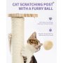 Two-Layer Cat Turntable with Interactive Balls and Dangling Ball For Cat Scratcher Toy