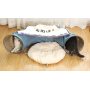 Indoor Cats with Removable Central Mat Cat Donut Tunnel Toys Pet Play Bed Indoor