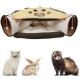 Removable Washable Mat Cat Tunnel Bed Tent Interactive Toy for Pet Cat Puppy