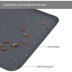 Silicone Pet Bowl Mat Stick Food Pad Water Cushion Waterproof