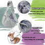 Hands Free Bag Buckle Dog Sling Carrier net Pocket pet Bag