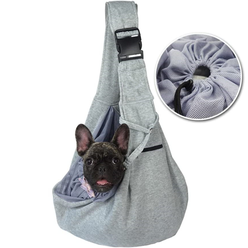 Hands Free Bag Buckle Dog Sling Carrier net Pocket pet Bag