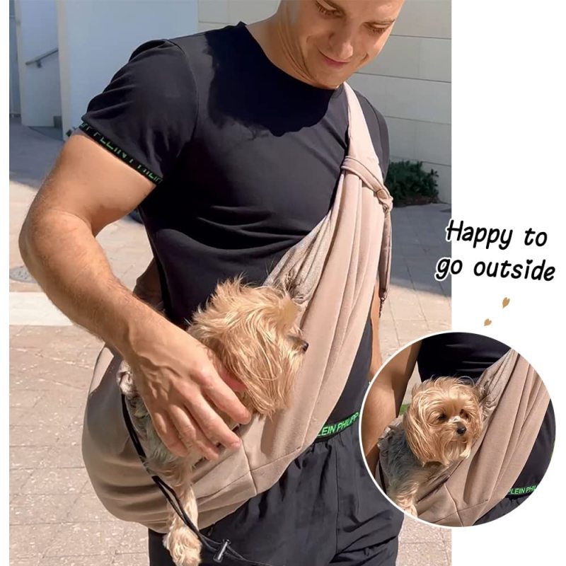 Hands Free Bag Buckle Dog Sling Carrier net Pocket pet Bag