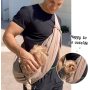 Hands Free Bag Buckle Dog Sling Carrier net Pocket pet Bag