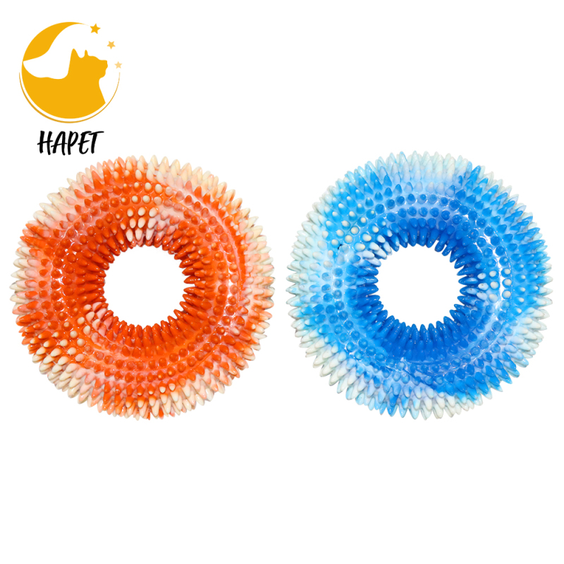 Dog Squeaky Chew Toy Dog Balls for Aggressive Chewers Dental Teething Cleaning and Training