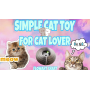 Cat Scratching Board,Interactive  for Indoor  Foldable Deformable  Ring Bell Ball Catnip Toys Durable