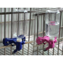 No Drip Large Dog Water Bottle Enlarged Sized Leak-Proof Nozzle Travel Kennel Crate Wire Cage Dispenser