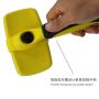 Self Cleaning Slicker Brush Gently Removes Loose Undercoat, Mats and Tangled Hair
