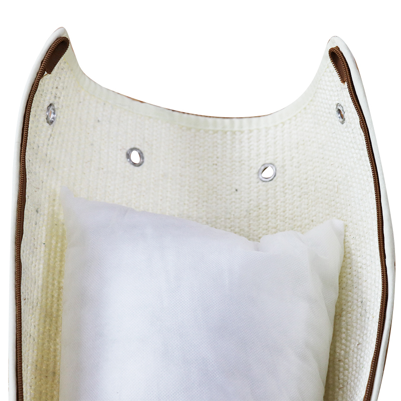 Pet Cat Sisal-Covered Scratch Posts with Pillow inside Great Fit for Kittens and Cats
