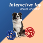 Roller Dog Fetch Treat Dispenser Puzzle Ball