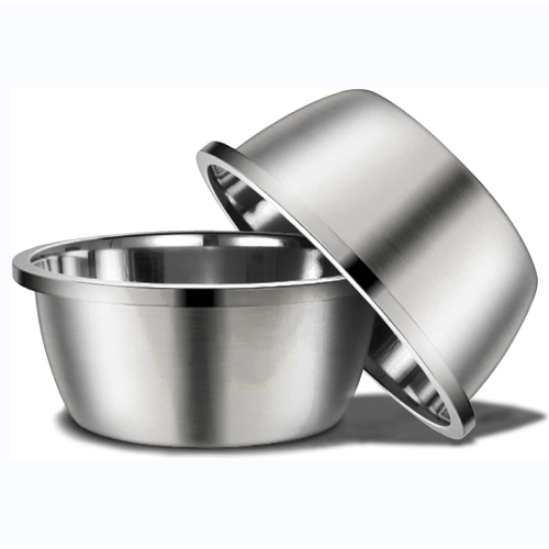 2 Pack High Capacity Stainless Steel Dog Bowls For Large Dogs