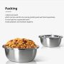 2 Pack High Capacity Stainless Steel Dog Bowls For Large Dogs
