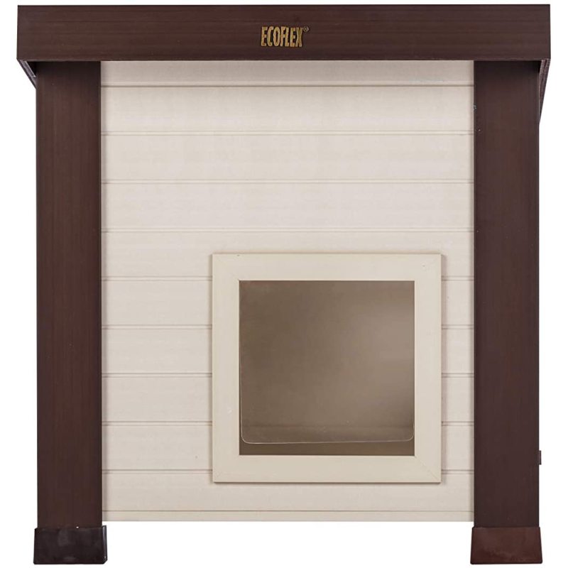 Easy Assembly Pet House Outdoor Pet Cabin Two Entry Exit Cat House Pet Nest Kitty Shelter Waterproof Cat Cave Ecoflex Cat Condo