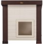 Easy Assembly Pet House Outdoor Pet Cabin Two Entry Exit Cat House Pet Nest Kitty Shelter Waterproof Cat Cave Ecoflex Cat Condo