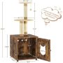 Enclosure Cat Litter Box Hidden Cat Washroom Furniture Style Cat Tower Tree