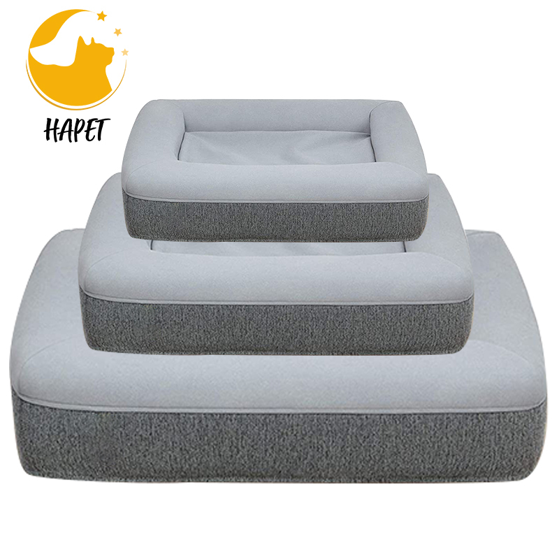 Washable Square Pet Bed Pet Indoor Sleep Bed Soft Pet Bed for Dogs and Cats
