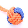 Dog Cotton Rope Knot Ball Toy Puppy Chew Toy Hemp Rope Pet Toys