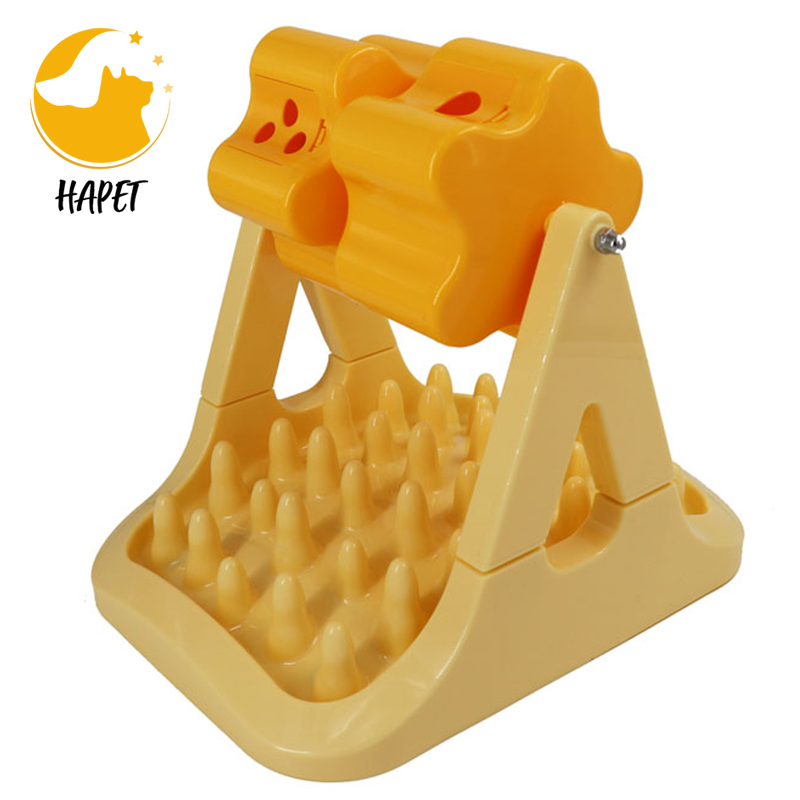 Langsame Fütterung für Haustiere, interaktives Leckerli-Puzzle-Spielzeug für Hunde, IQ-Training, Hundespielzeug, Gesundheitsdiät, Futterspender, höhenverstellbar