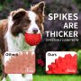 Dog Balls Squeaky Toys for Large Dogs Dog Toys for Aggressive Chewers Rubber Pet Toys