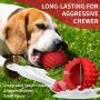 Dog Balls Squeaky Toys for Large Dogs Dog Toys for Aggressive Chewers Rubber Pet Toys