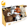 Dog Plush Toys Dog Squeaky Toys Set for Medium Large Dogs