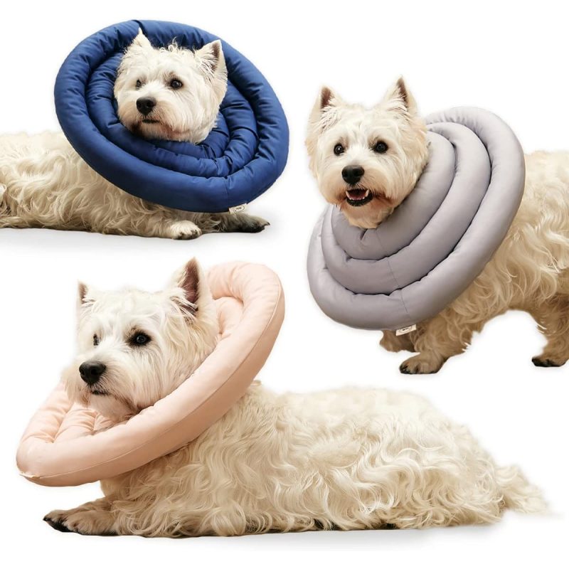 Comfy UFO Pet Recovery Collar Water-Resistant Dog Neck Donut E-Collar