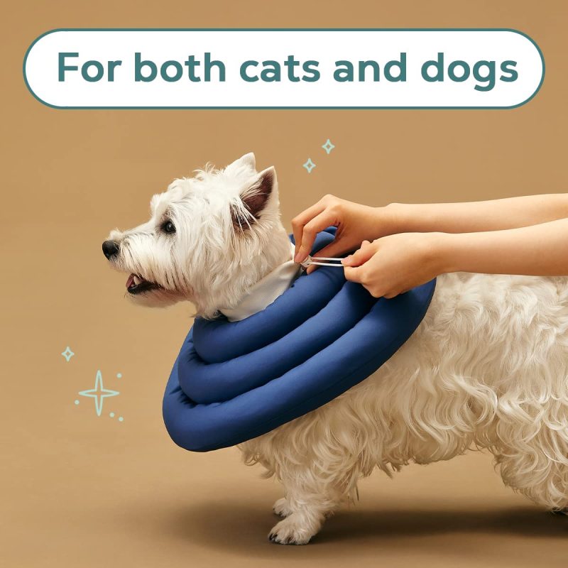 Comfy UFO Pet Recovery Collar Water-Resistant Dog Neck Donut E-Collar