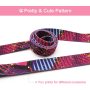 Soft Padded Handles for Safe Control Cute Printed Leash for Large Medium and Small Dogs