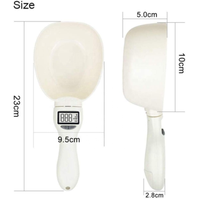 electronic precise measuring pet food scoop detachable dog food cup