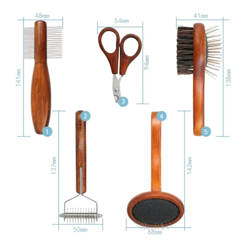 Professional Grooming Brushes Pet Care Tools For Dogs And Cats